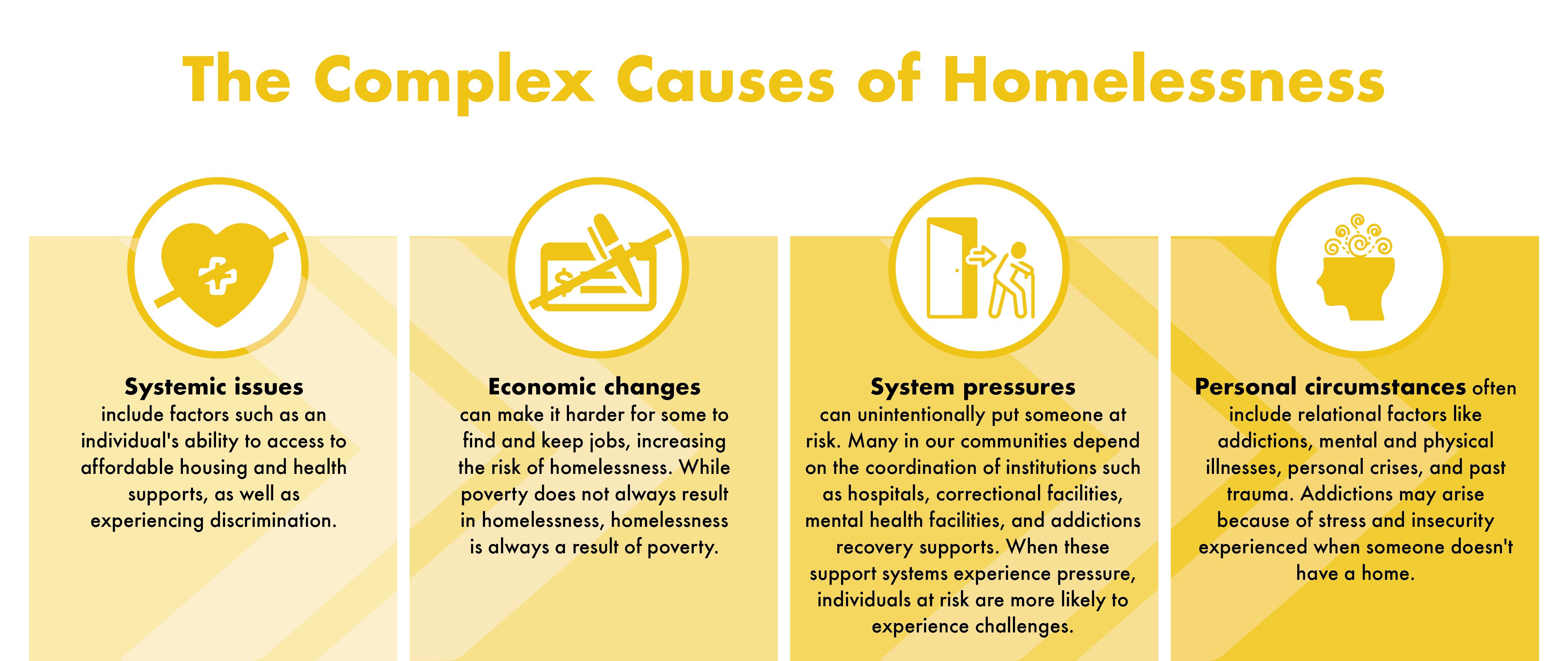 Homelessness Cause Infographic